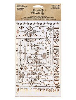 Tim Holtz® Idea-ology Paperie - Remnant Rubs - Gilded Accents