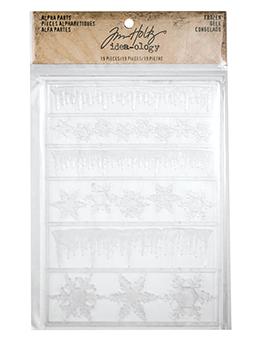 Tim Holtz® Idea-ology Findings - Alpha Parts - Frozen