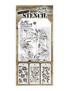 Tim Holtz® Stampers Anonymous - Mini Layering Stencils - Set #19