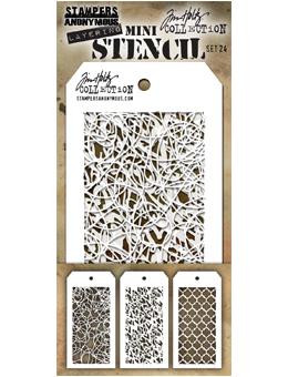 Tim Holtz® Stampers Anonymous - Mini Layering Stencils - Set #24