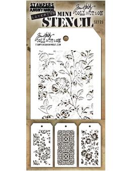 Tim Holtz® Stampers Anonymous - Mini Layering Stencils - Set #25