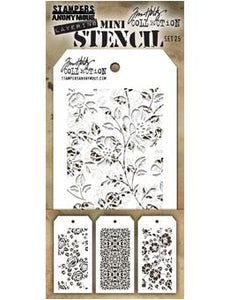 Tim Holtz® Stampers Anonymous - Mini Layering Stencils - Set #25