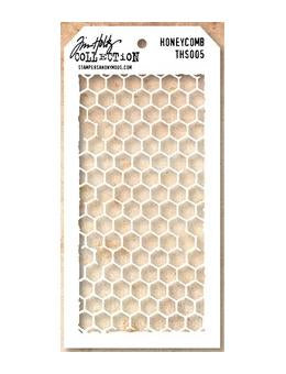 Tim Holtz® Stampers Anonymous - Layering Stencils - Honey Comb