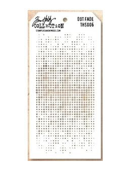 Tim Holtz® Stampers Anonymous - Layering Stencils - Dot Fade