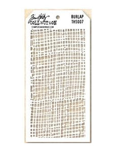 Tim Holtz® Stampers Anonymous - Layering Stencils - Burlap