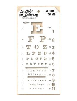 Tim Holtz® Stampers Anonymous - Layering Stencils - Eye Chart