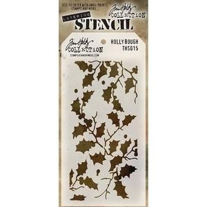 Tim Holtz® Stampers Anonymous - Layering Stencils - Holly Bough