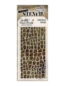 Tim Holtz® Stampers Anonymous - Layering Stencils - Crocodile