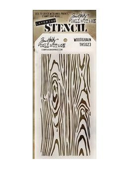 Tim Holtz® Stampers Anonymous - Layering Stencils - Woodgrain