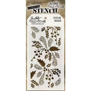 Tim Holtz® Stampers Anonymous - Layering Stencils - Festive