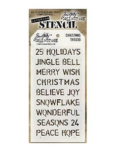 Tim Holtz® Stampers Anonymous - Layering Stencils - Christmas