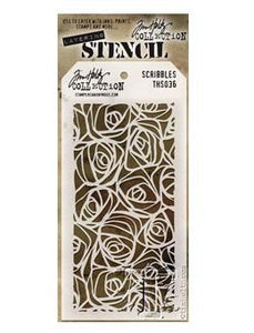 Tim Holtz® Stampers Anonymous - Layering Stencils - Scribbles