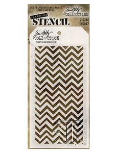 Tim Holtz® Stampers Anonymous - Layering Stencils - ZigZag