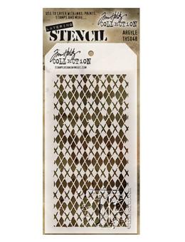 Tim Holtz® Stampers Anonymous - Layering Stencils - Argyle