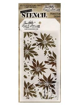 Tim Holtz® Stampers Anonymous - Layering Stencils - Poinsettia