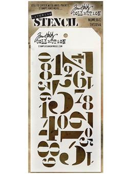 Tim Holtz® Stampers Anonymous - Layering Stencils - Numberic