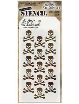 Tim Holtz® Stampers Anonymous - Layering Stencils - Crossbones