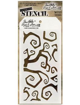 Tim Holtz® Stampers Anonymous - Layering Stencils - Twisted