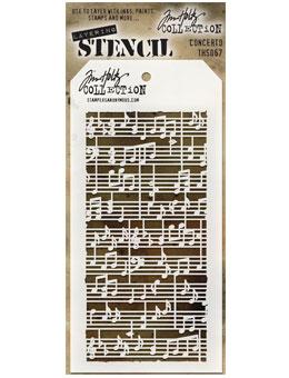 Tim Holtz® Stampers Anonymous - Layering Stencils - Concerto