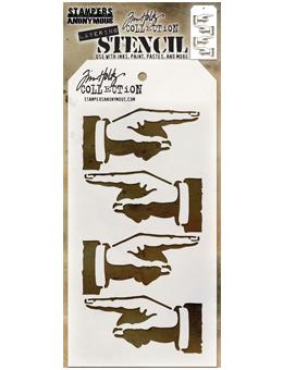 Tim Holtz® Stampers Anonymous - Layering Stencils - Direction