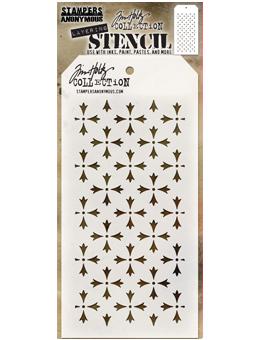 Tim Holtz® Stampers Anonymous - Layering Stencils - Crossed