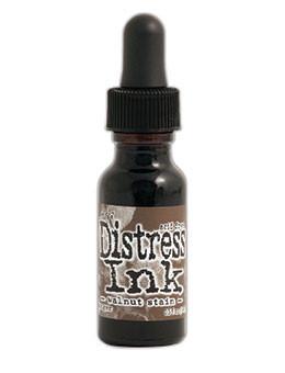 Tim Holtz Distress® Ink Pad Re-Inker Walnut Stain, 0.5oz