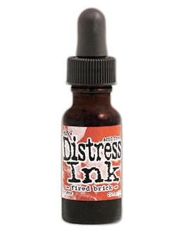 Tim Holtz Distress® Ink Pad Re-Inker Fired Brick, 0.5oz