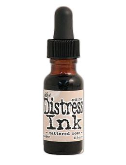 Tim Holtz Distress® Ink Pad Re-Inker Tattered Rose, 0.5oz