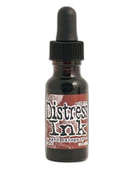 Tim Holtz Distress® Ink Pad Re-Inker Aged Mahogany, 0.5oz