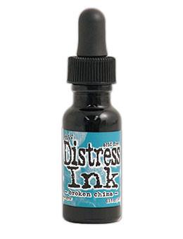 Tim Holtz Distress® Ink Pad Re-Inker Broken China, 0.5oz