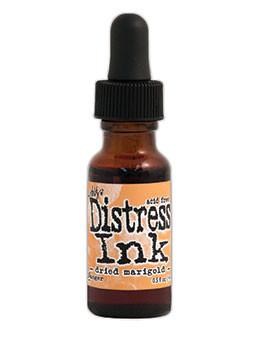 Tim Holtz Distress® Ink Pad Re-Inker Dried Marigold, 0.5oz