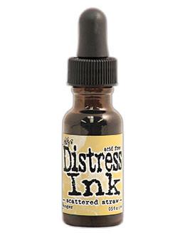 Tim Holtz Distress® Ink Pad Re-Inker Scattered Straw, 0.5oz