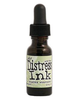 Tim Holtz Distress® Ink Pad Re-Inker Shabby Shutters, 0.5oz