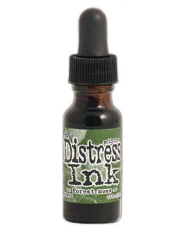 Tim Holtz Distress® Ink Pad Re-Inker Forest Moss, 0.5oz