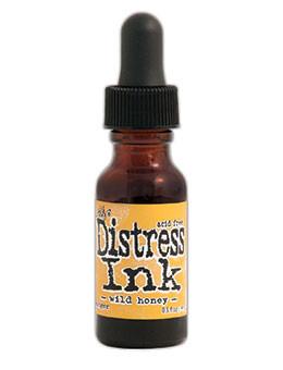 Tim Holtz Distress® Ink Pad Re-Inker Wild Honey, 0.5oz