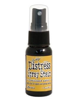 Tim Holtz Distress® Spray Stain Fossilized Amber, 1oz