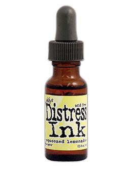 Tim Holtz Distress® Ink Pad Re-Inker Squeezed Lemonade, 0.5oz