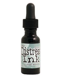 Tim Holtz Distress® Ink Pad Re-Inker Iced Spruce, 0.5oz