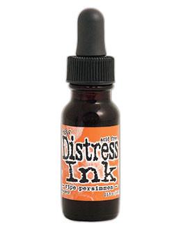 Tim Holtz Distress® Ink Pad Re-Inker Ripe Persimmon, 0.5oz