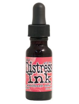 Tim Holtz Distress® Ink Pad Re-Inker Abandoned Coral, 0.5oz