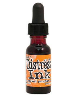 Tim Holtz Distress® Ink Pad Re-Inker Carved Pumpkin, 0.5oz