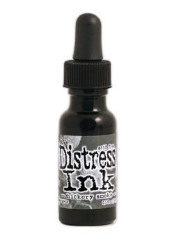 Tim Holtz Distress® Ink Pad Re-Inker Hickory Smoke, 0.5oz