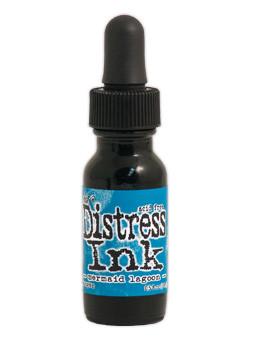 Tim Holtz Distress® Ink Pad Re-Inker Mermaid Lagoon, 0.5oz