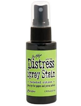 Tim Holtz Distress® Spray Stain Twisted Citron, 2oz