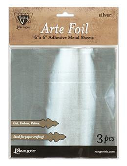 Vintaj® Arte Foil 6" x 6" Sheets Silver, 3pc