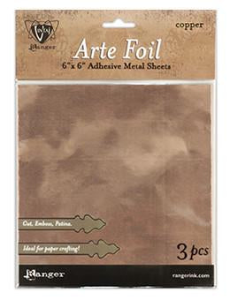 Vintaj® Arte Foil 6" x 6" Sheets Copper, 3pc