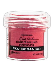 Wendy Vecchi Embossing Powder Red Geranium, 1oz Jar