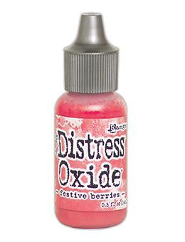 NEW! Tim Holtz Distress® Oxide® Re-Inker Abandoned Festive Berries, 0.5oz