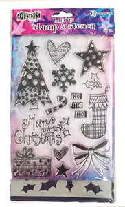 Dylusions Stamp & Stencil Holiday